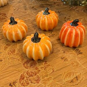 Ceramic glazed pumpkins